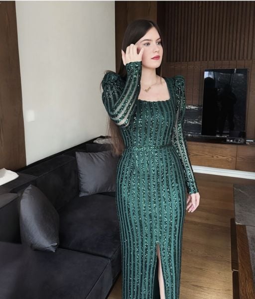Green Abiye Elbise